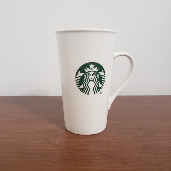 Starbucks Mug Classic White Simple Logo Design 18oz 532ml 2016 - Picture 1 of 4